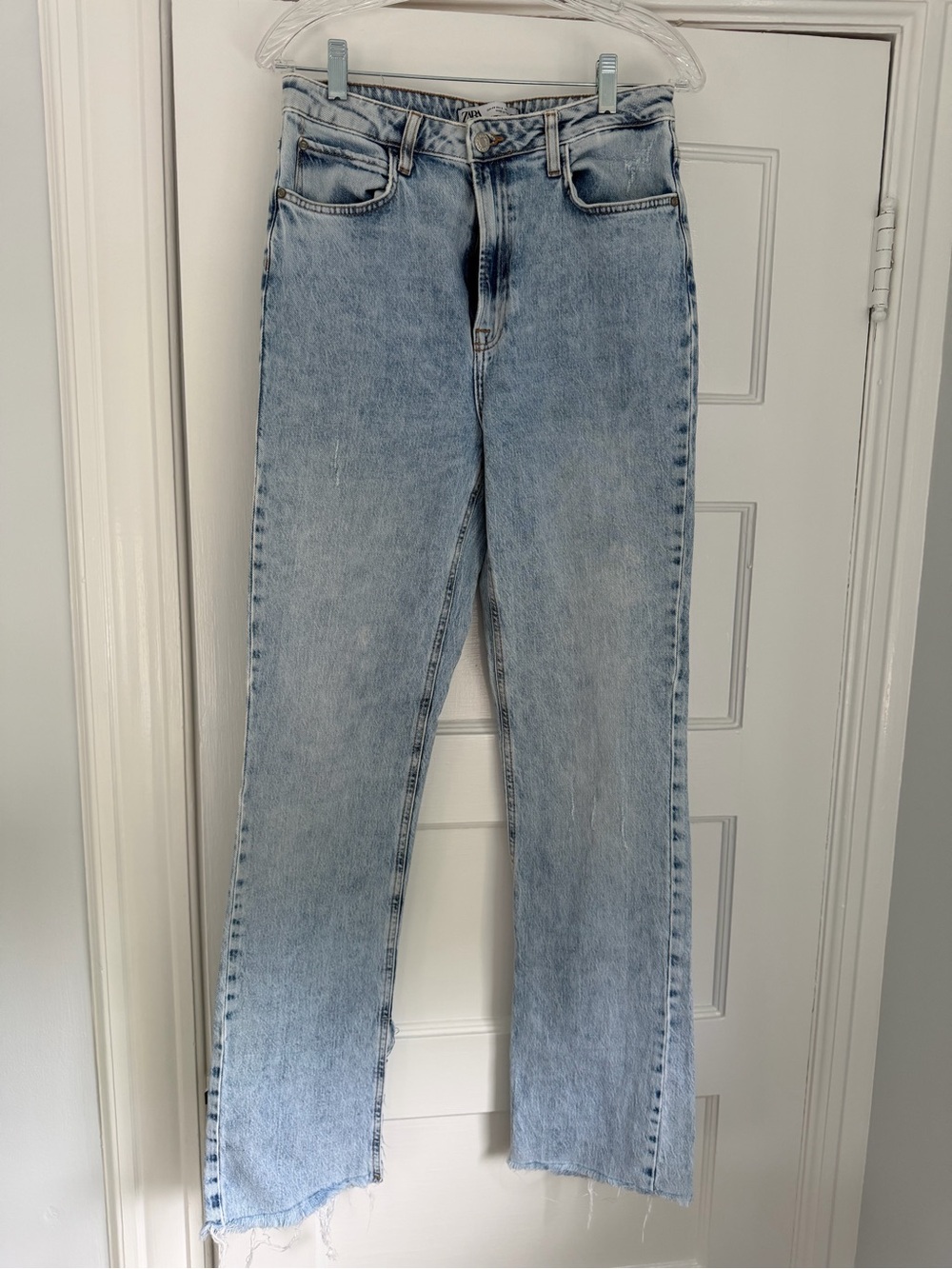 ZARA Z1975 HIGH RISE SLIM FLARED JEANS
